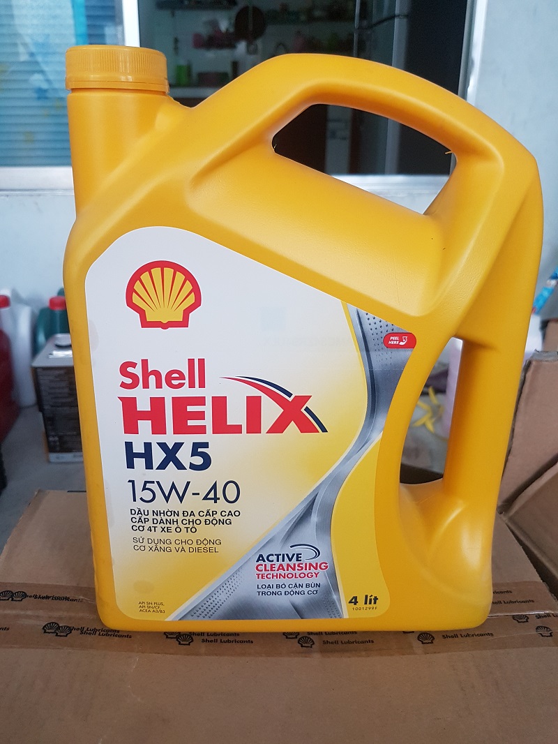 [HCM]dầu nhớt ô tô shell helix HX5 15W40
