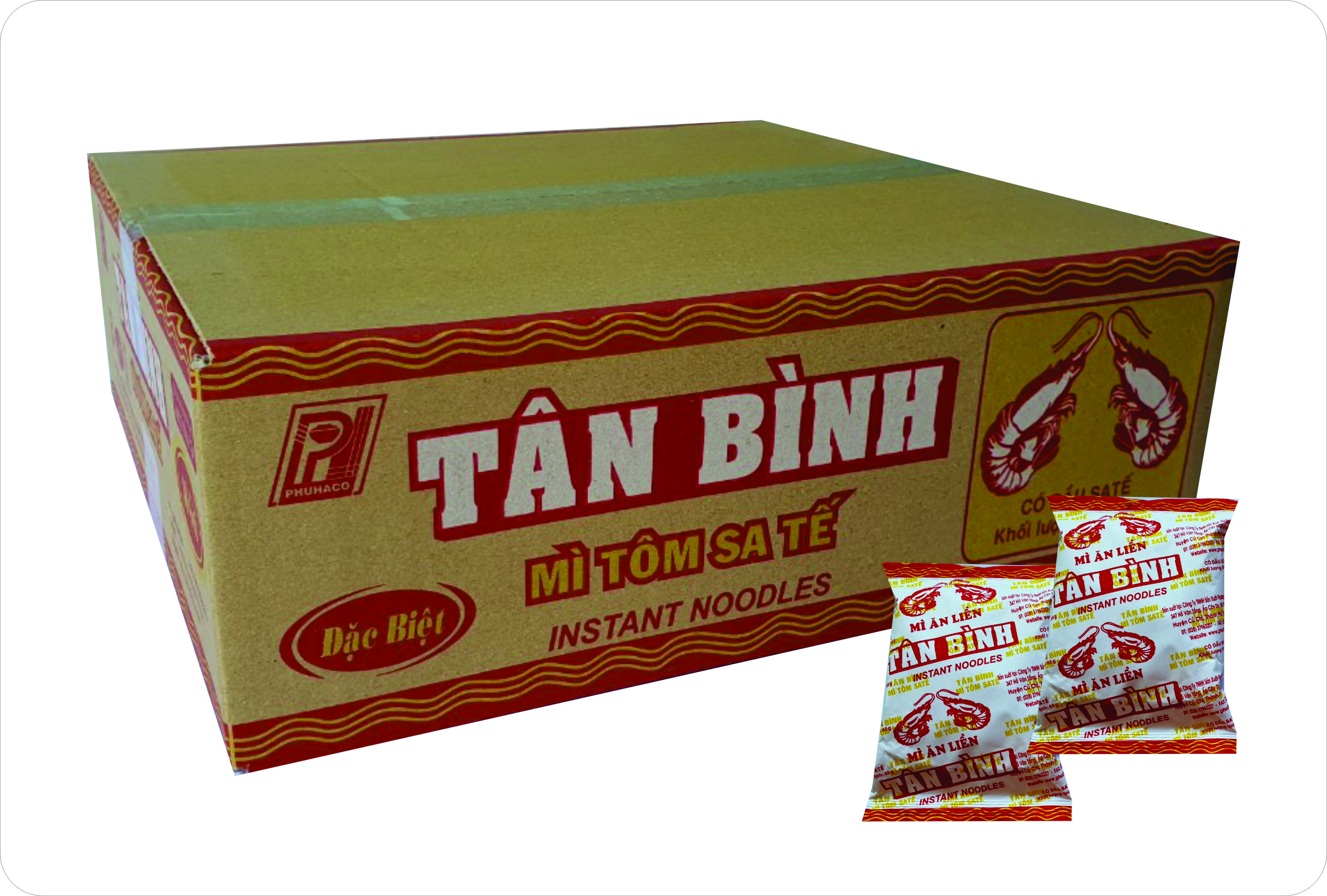 Mì Tân Bình Sate 30 Gói x 65Gr