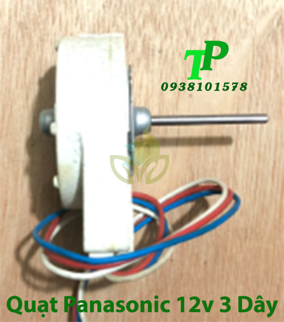 Motor Quạt Sứ Tủ Lạnh Panasonic 12v 3 Dây
