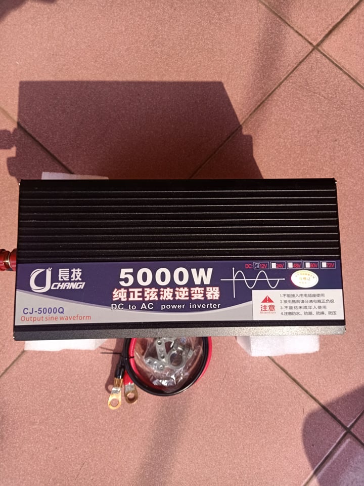 củ phát điện 12v lên 220v sine chuẩn 5000w