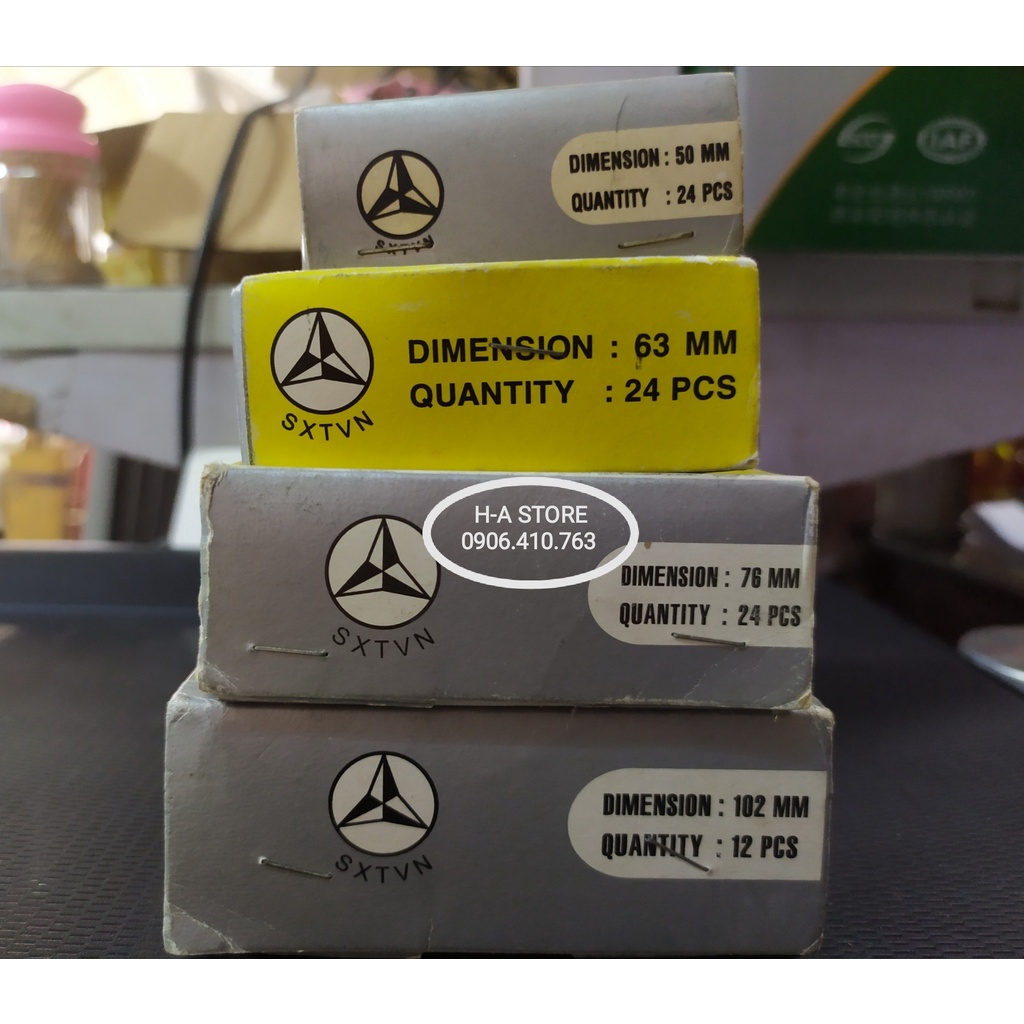 Bản lề lá sắt xi 50mm / 63mm / 76mm / 102mm (1 miếng)