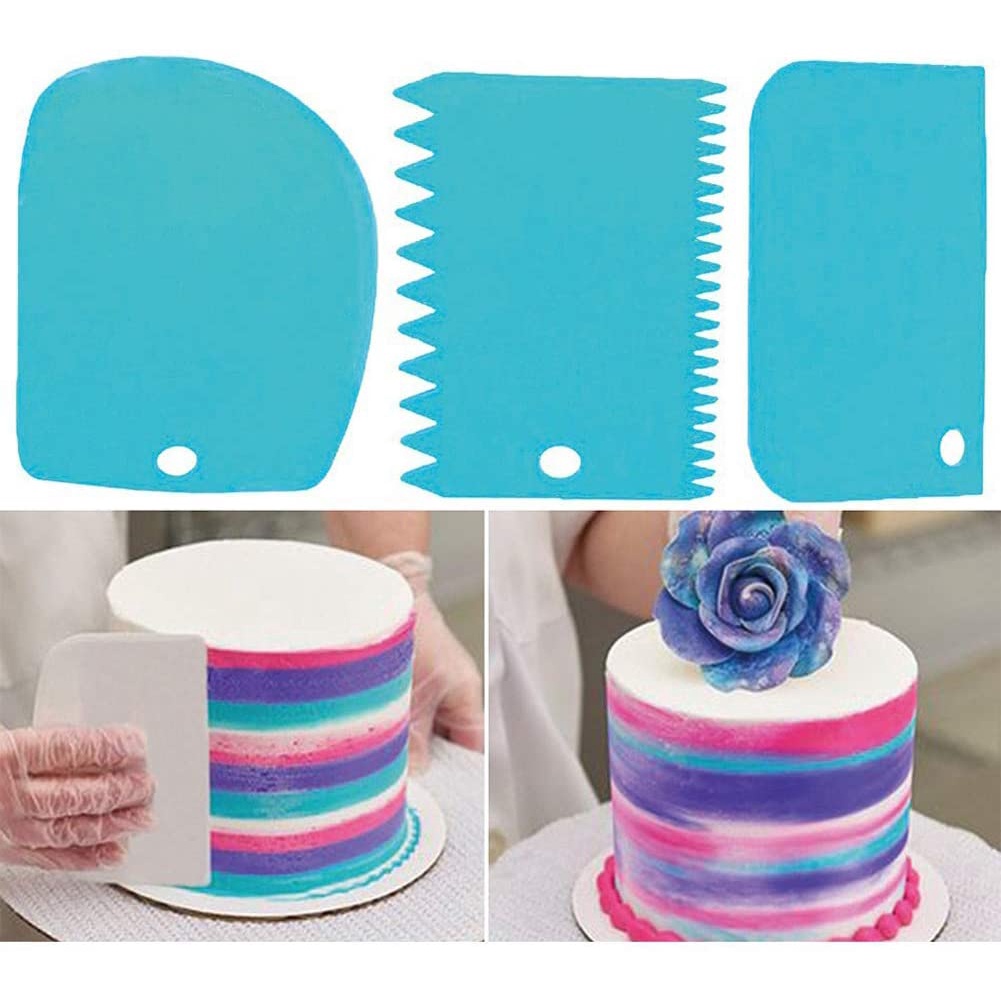 Bộ 3 Dụng Cụ Chà Láng Dùng Để Trang Trí Bánh Kem