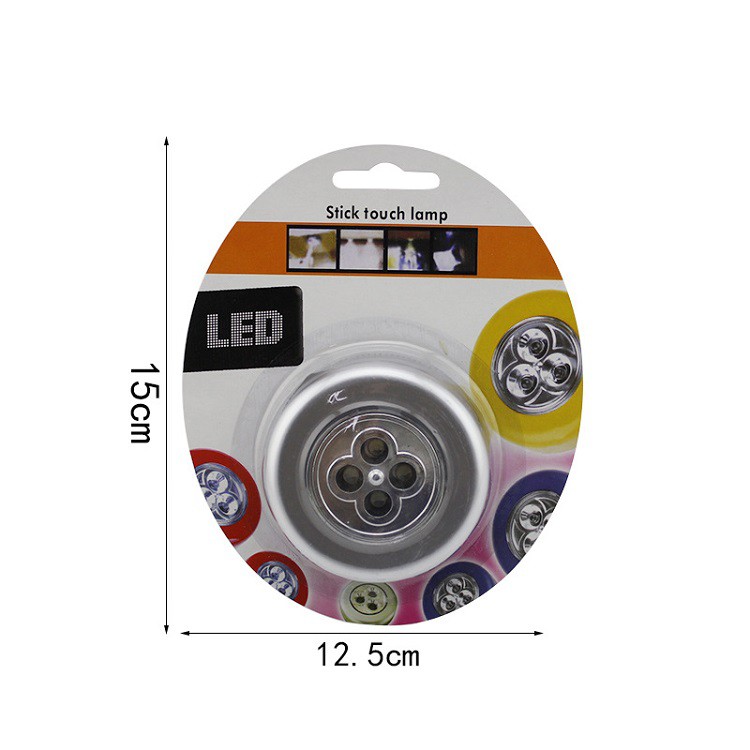 Đèn Led 4 bóng dán tường, dán tủ, dán cốp xe,...