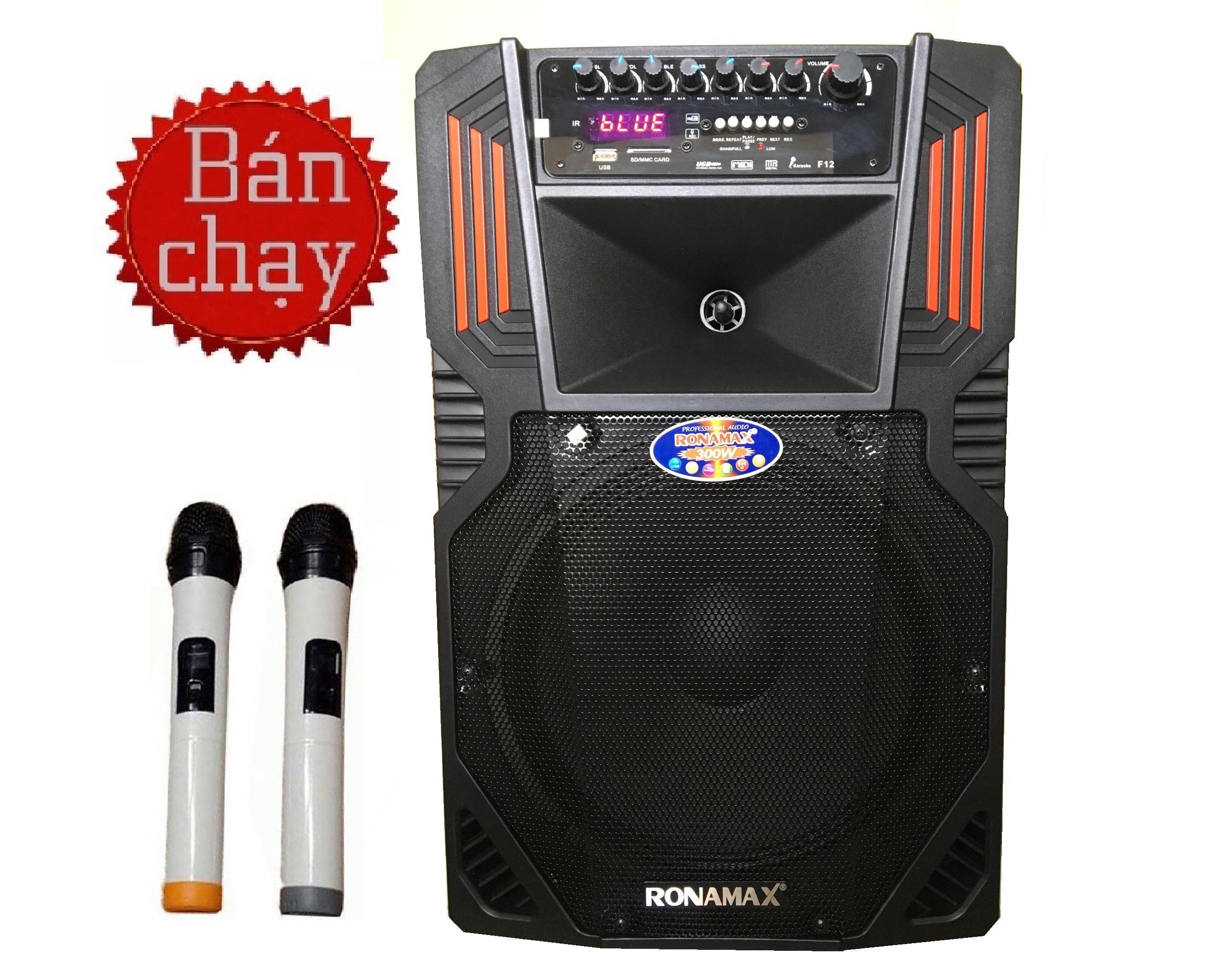 Loa Kéo Di Động Bluetooth Karaoke Ronamax F12 - 3 Tấc