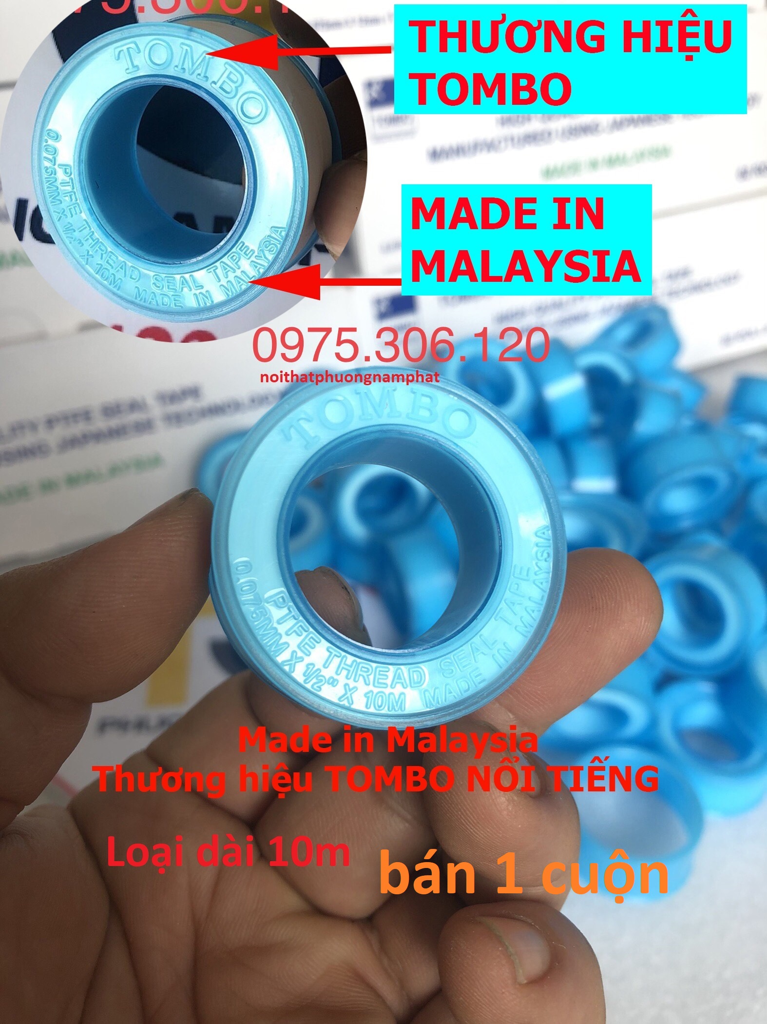 CUỘN 10 MÉT Băng Tan Keo Lụa Cao Su Non Dùng Cuốn Ống Nước GIÁ SIÊU SỈ Phương Nam Phát