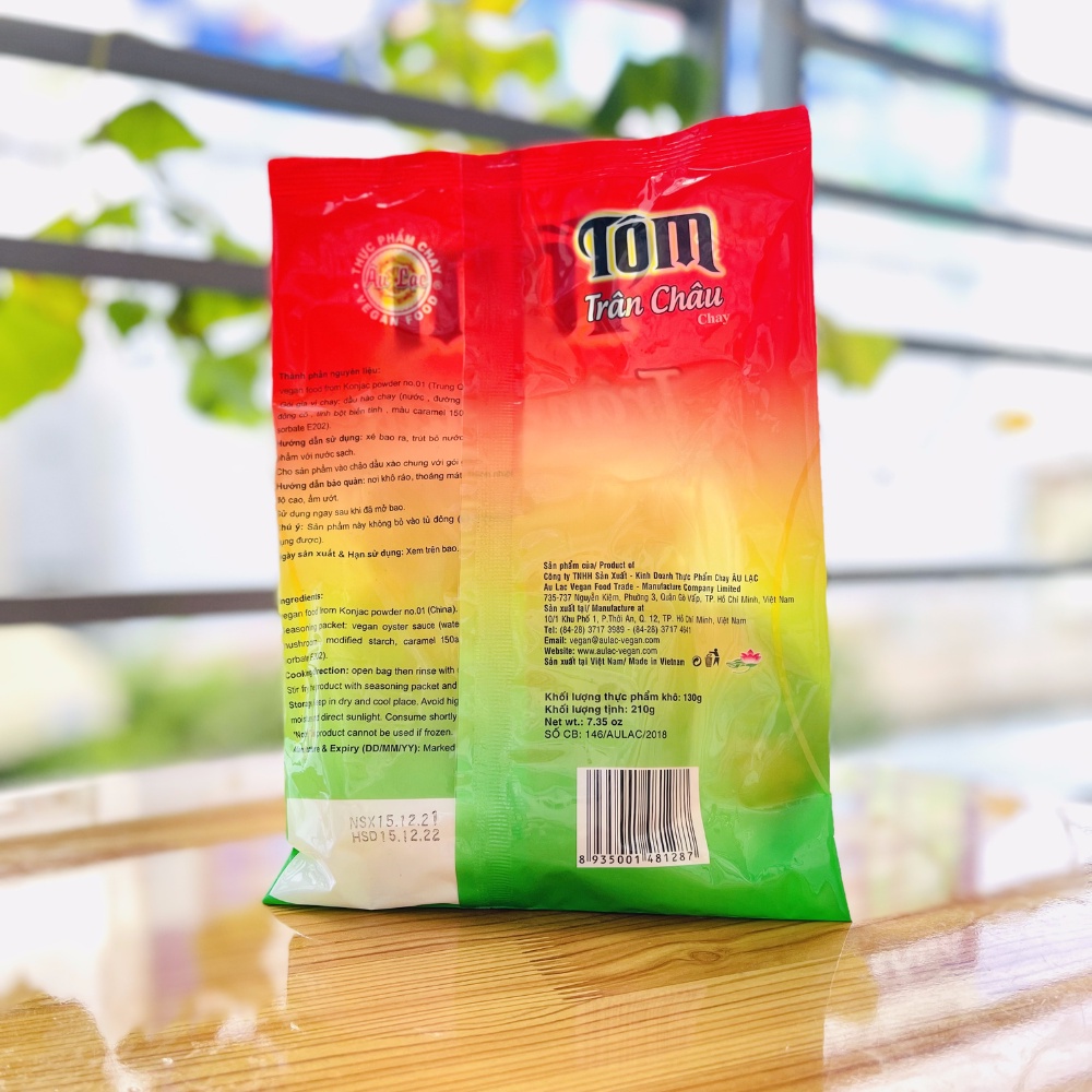 Tôm Trân Châu Chay 210g - Thực phẩm chay Âu Lạc, Đồ Chay