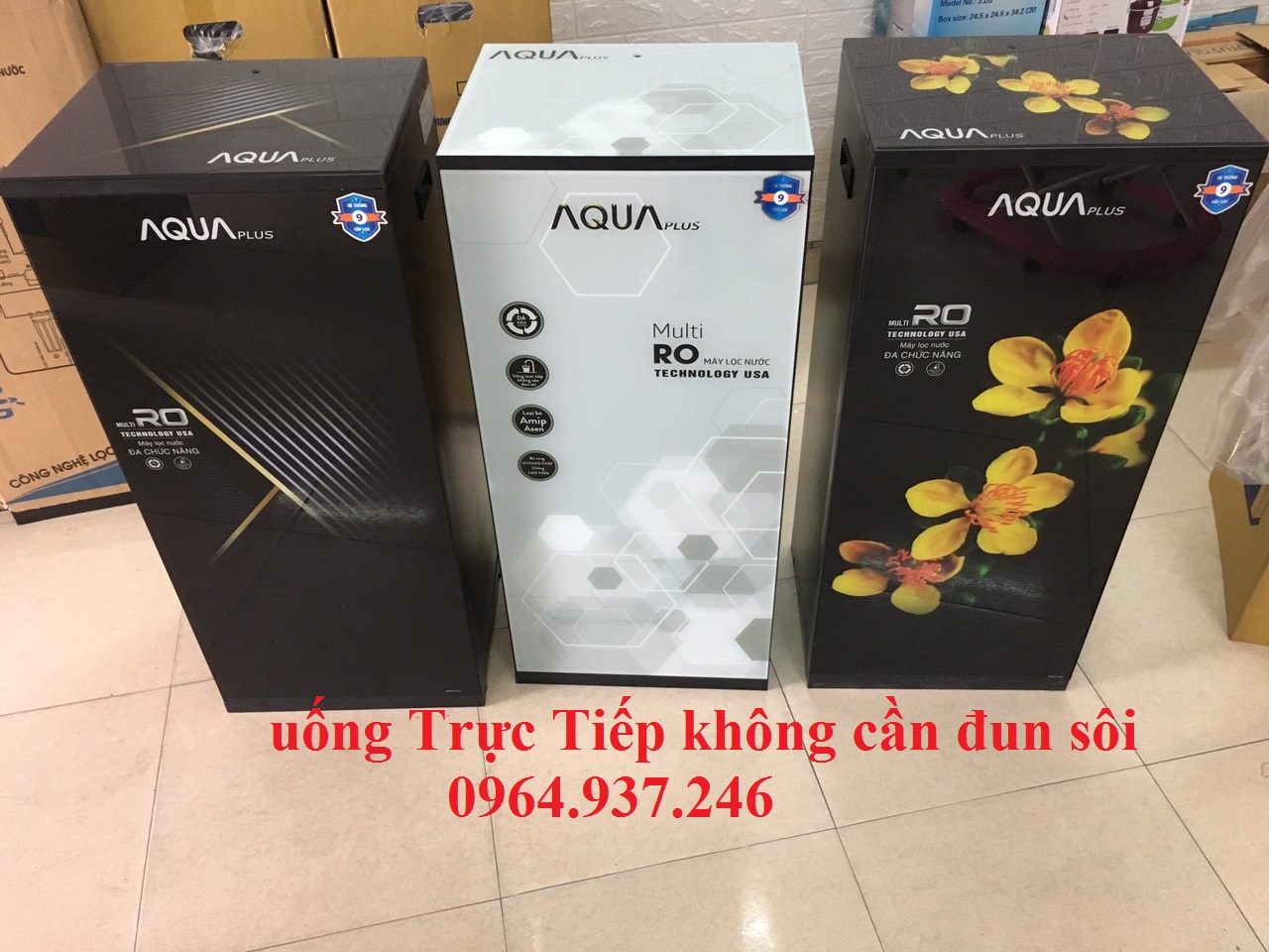 Máy Lọc Nước RO AQUA Plus 9, 10, 11 Cấp lọc