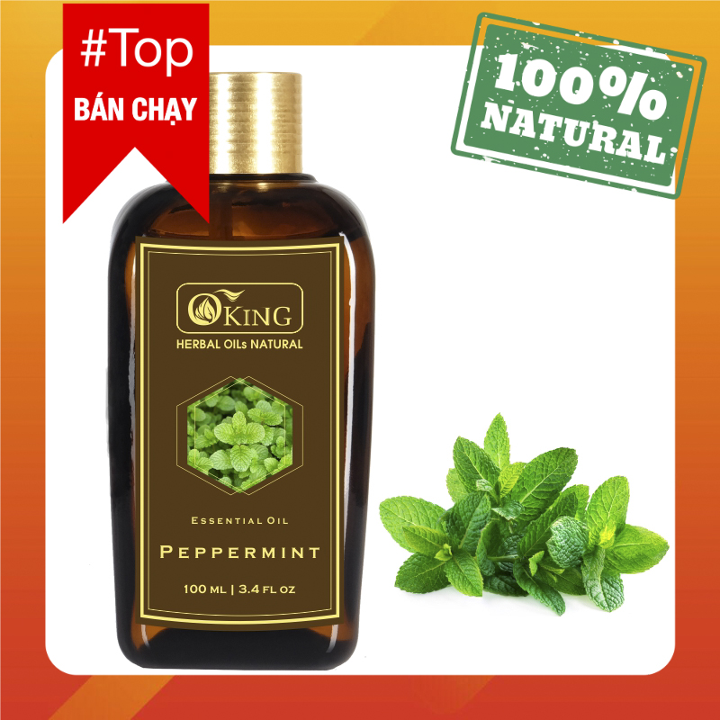 [HCM]Tinh dầu Bạc hà nguyên chất (Peppermint) 100ml