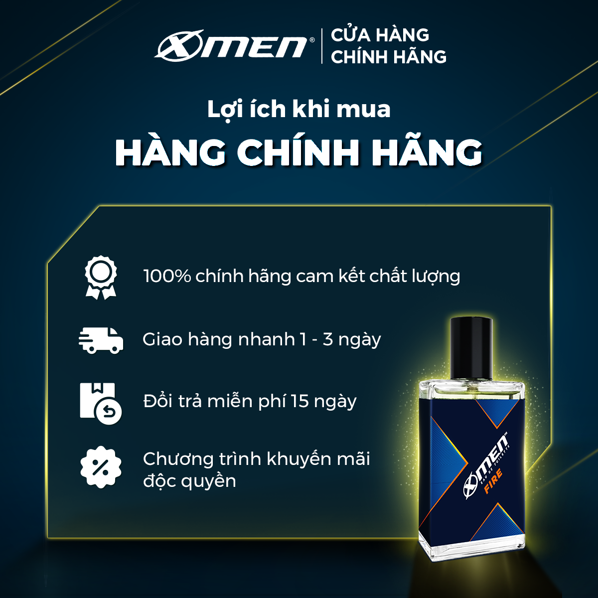 Nước hoa X-men Fire 50ml
