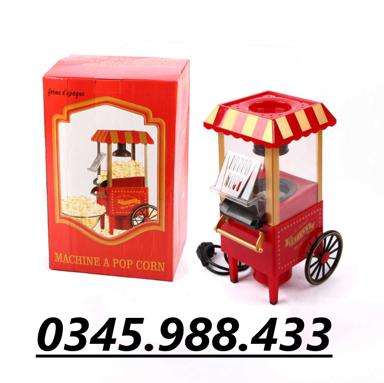 Máy nổ bỏng ngô bắp rang bơ mini