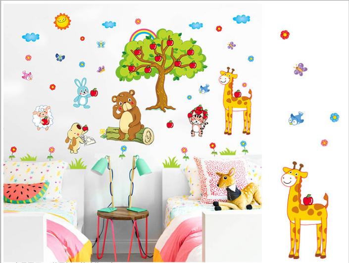 [HCM]Decal trang trí Cây Táo đỏ lớn