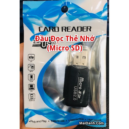 Đầu Đọc Thẻ Nhớ USB 2.0 Micro SD Card - SDC76