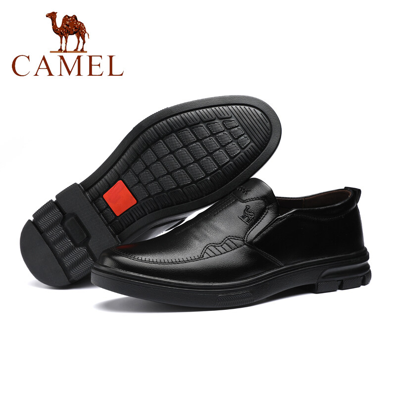 Camel Giày Lười Nam Giày Da Công Sở Thường Ngày Đế Mềm96