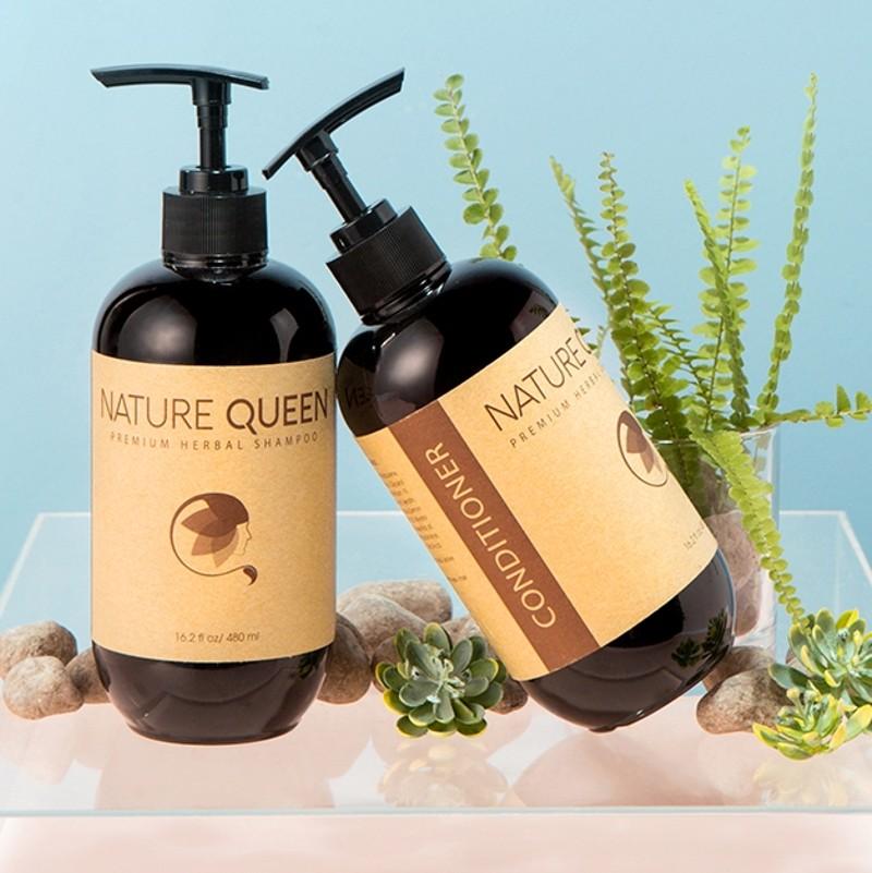 [HCM]Nature Queen - Bộ Gội Xả Ngăn Ngừa Tóc Rụng Nuôi Dưỡng Tóc Và Kích Thích Mọc Tóc Từ Thảo Dược Tự Nhiên 480ml