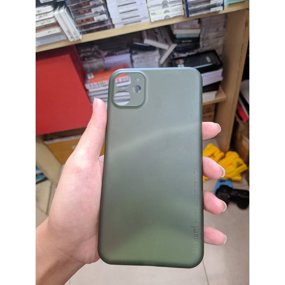 Ốp Lưng iPhone 11 Hiệu Memumi Mỏng Dạng Nhám Mờ Cao Cấp