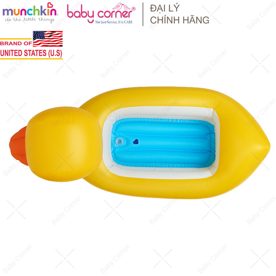 Chậu Tắm Phao Vịt Vàng Munchkin Cho Bé