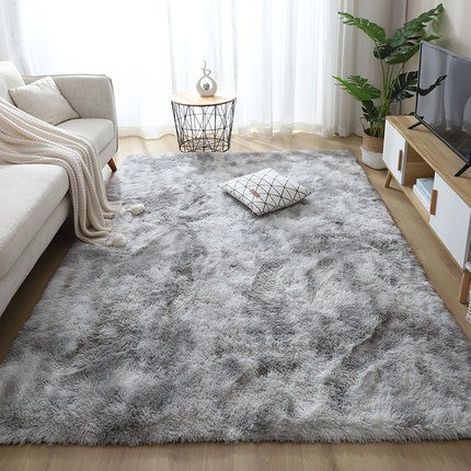 Thảm Lông Loang Trải Sàn Lông Dầy Hàng Đẹp ( Kích Thước 1m6 x 2m - Mặt Sau Chồng trơn trượt)