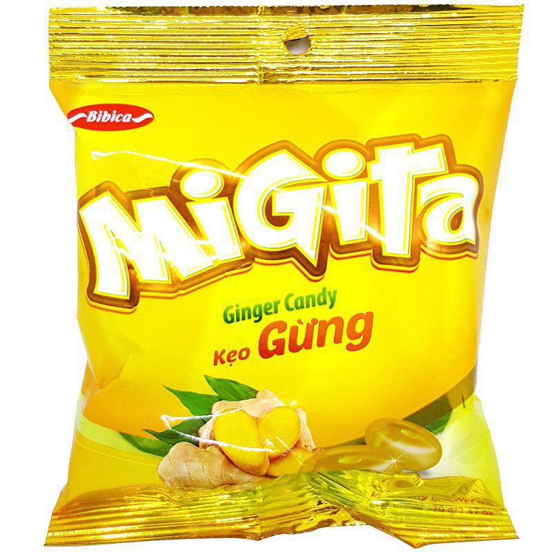 Kẹo gừng và kẹo quế Bibica