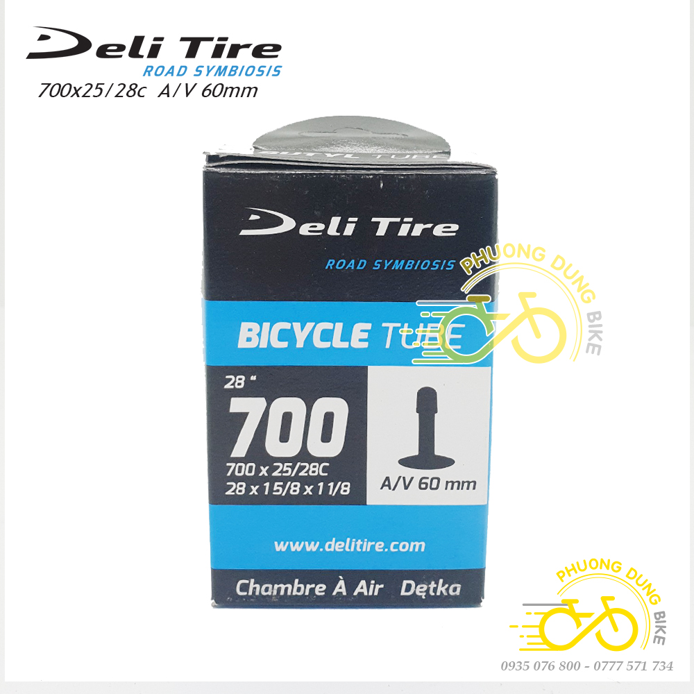Ruột (Săm) xe đạp Deli Tire 700x25-28C