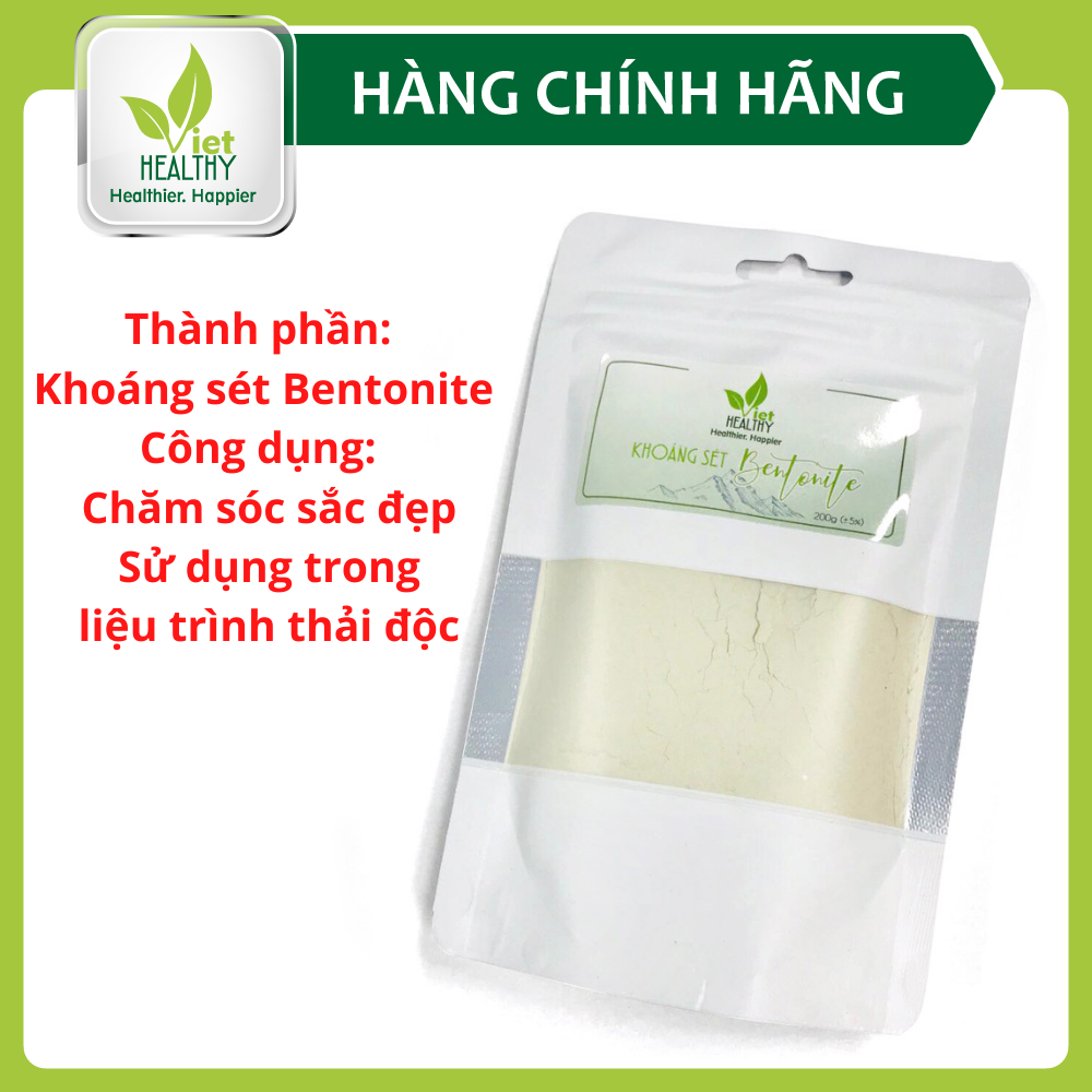 Khoáng sét Bentonite Clay 200g