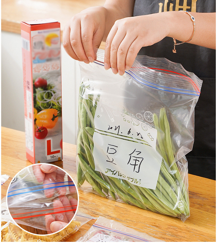 Túi Zip Siêu Dày - Đựng Thực Phẩm, Thức Ăn Để Tủ Lạnh - HÀNG CÓ SẴN