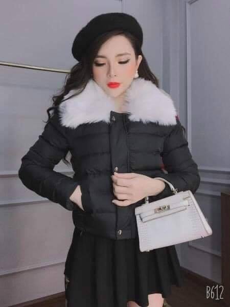 ÁO PHAO CỔ LÔNG SIÊU NHẸ NỮ