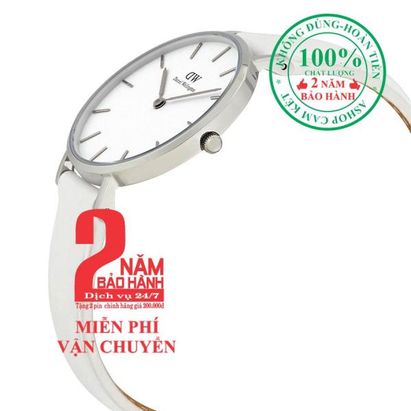 Đồng hồ nữ Daniel WelIington Classic Petite Bondi Ladies Watch - 32mm- màu Bạc (Silver), mặt Trắng (Silver) DW00100190