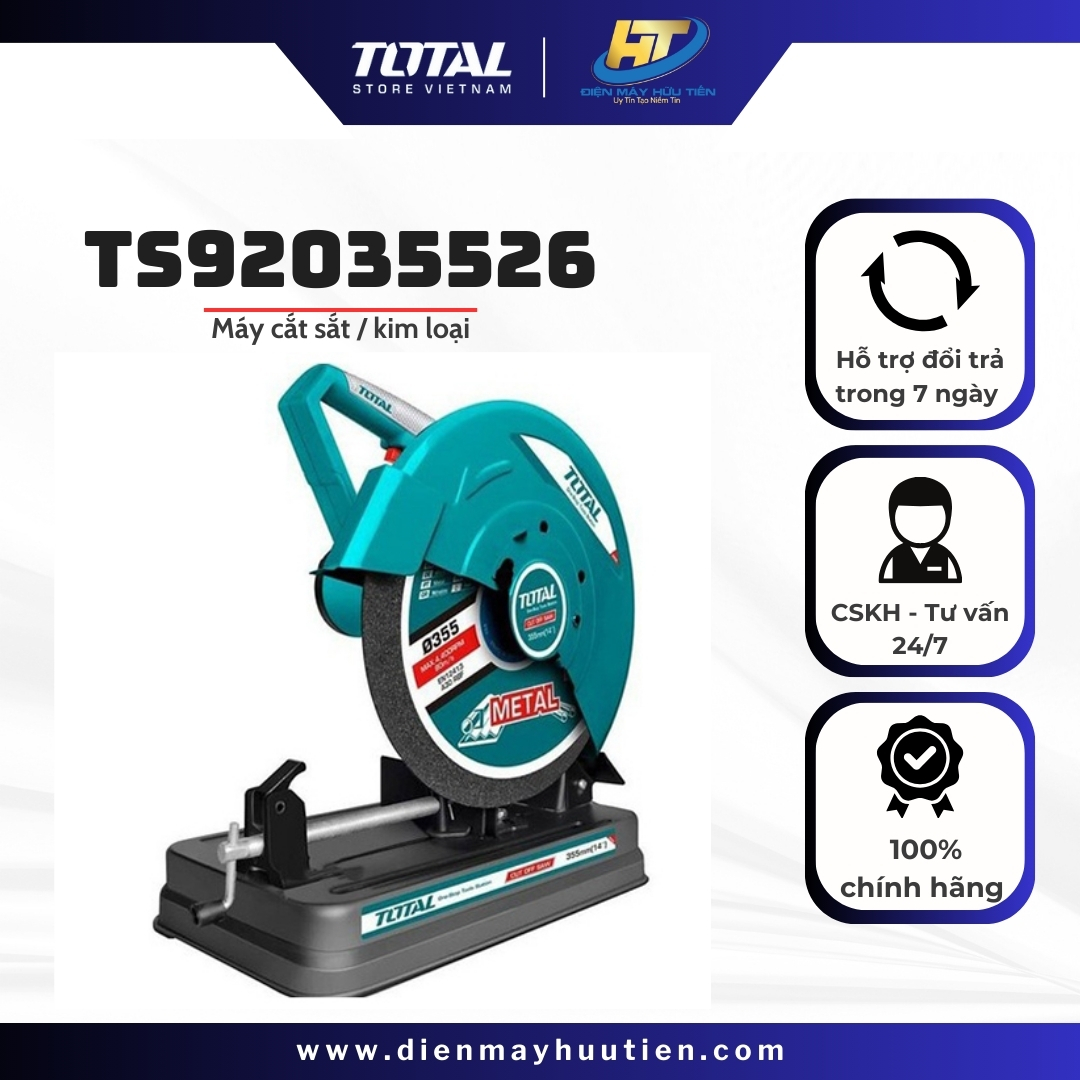 Máy cắt sắt/kim loại Total TS92035526