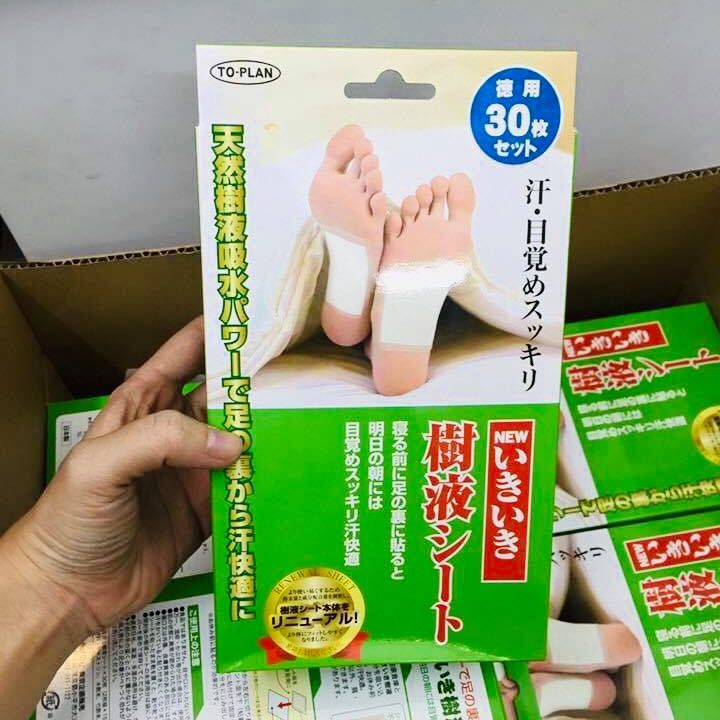 Miếng Dán Thải Độc Chân Kenko To Plan Nhật Bản 30 Miếng
