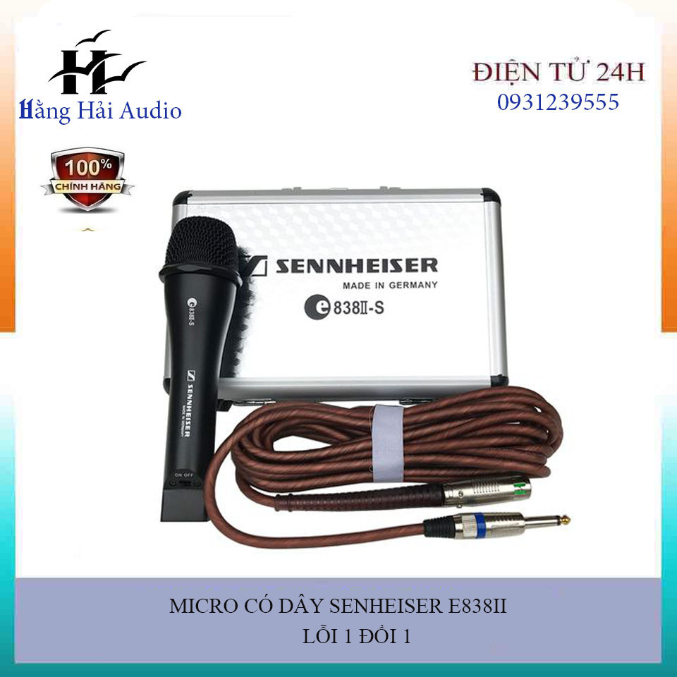 Micro hát karaoke SENNHEISER E 838 II ( kèm dây 5m )