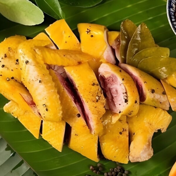 Gà ủ muối hoa tiêu thơm ngon, chắc thịt