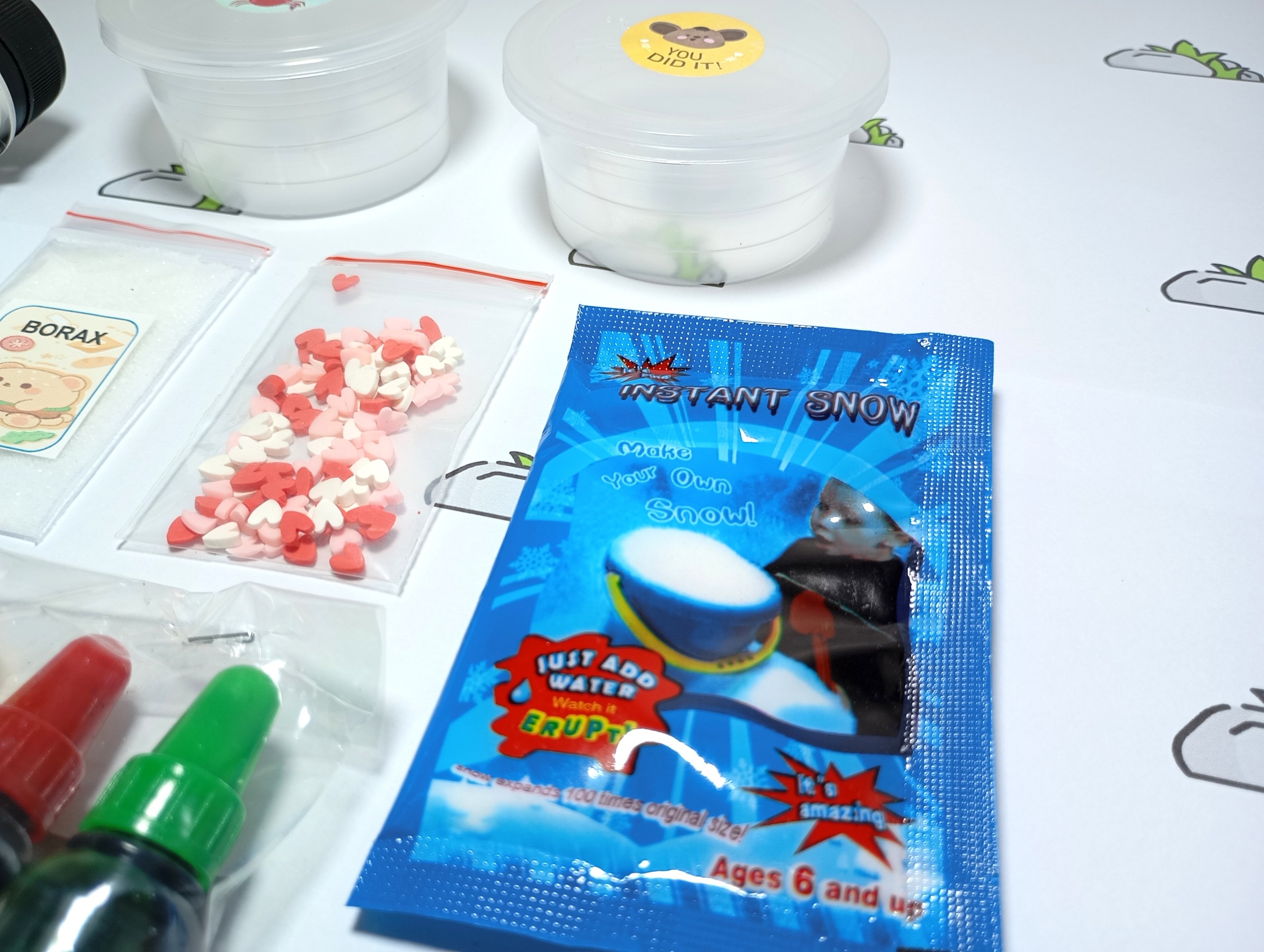 (BK21) BỘ KIT SLIME MÂY - DỤNG CỤ LÀM SLIME MÂY (CLOUD SLIME)
