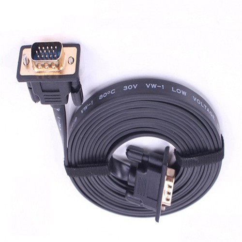 Cáp VGA 3m - 20m mỏng dẹt DTECH DT-69F10 chính hãng