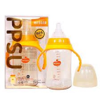 {Đủ Size} Bình Wesser Nano Silver kháng khuẩn 60ml/140ml/180ml/260ml.