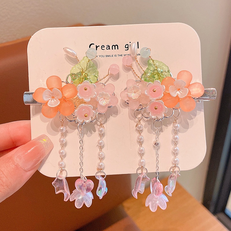Set 2 Kẹp Tóc Nơ Xinh Xắn Dành Cho Nữ