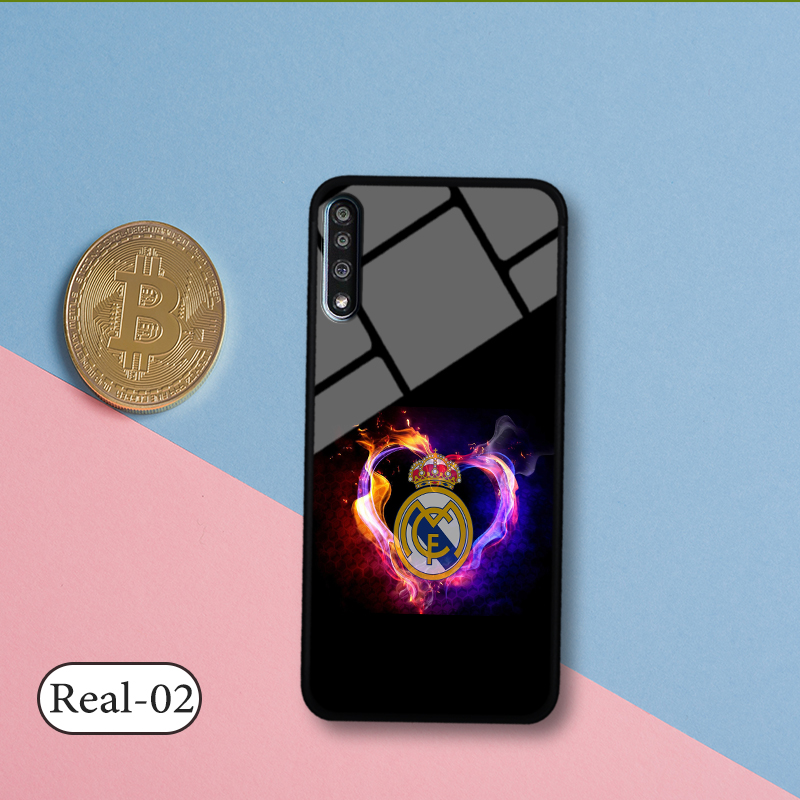Ốp lưng kính vsmart live in 3d hình logo clb bóng đá