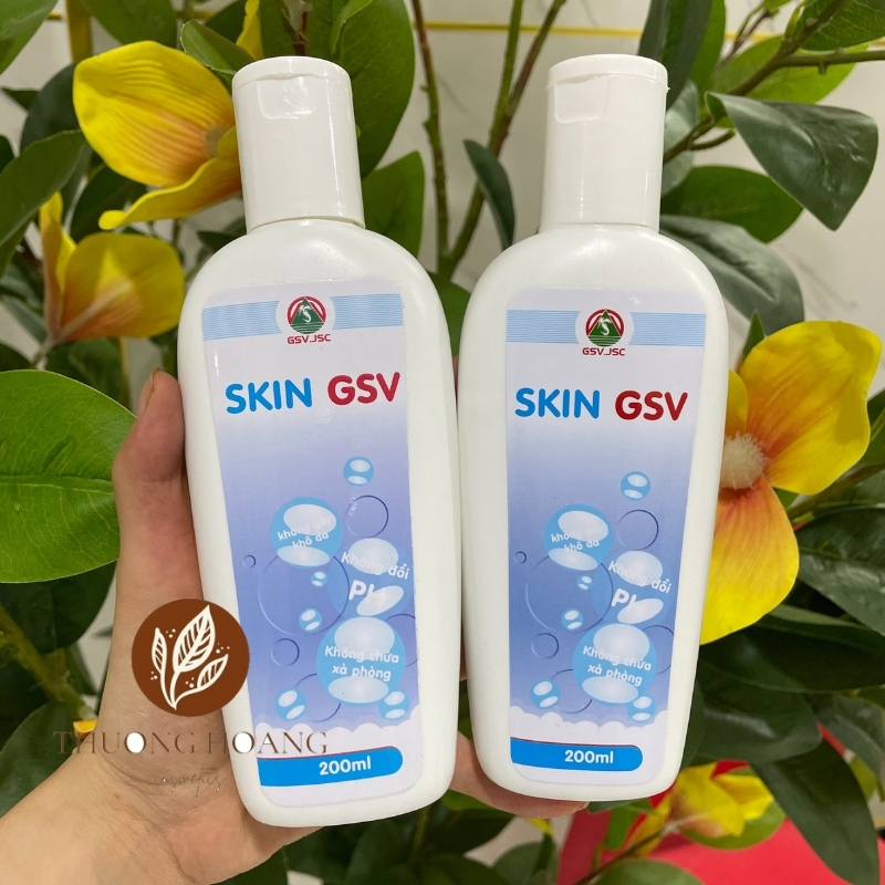 [CHÍNH HÃNG]Sữa rửa mặt, sữa tắm Skin GSV 200ml