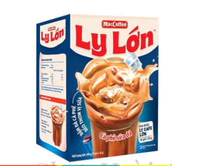 Cà phê phố ly lớn