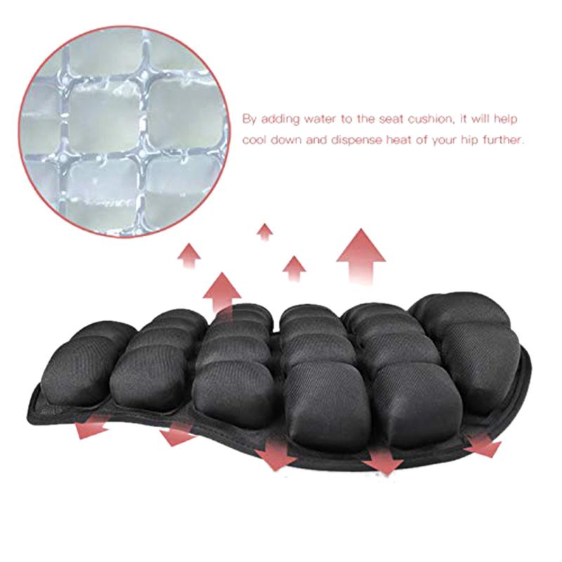 รีวิว Motorcycle Air Seat Cushion Pressure Relief Ride Seat Cushion TPU ...