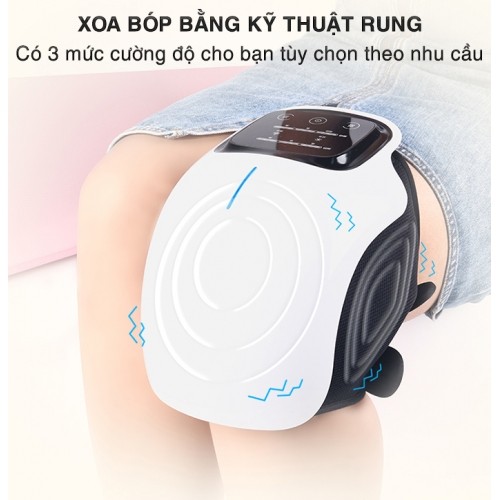 Máy mát xa đầu gối cầm tay đa năng massage hồng ngoại - bảo hành 2 năm