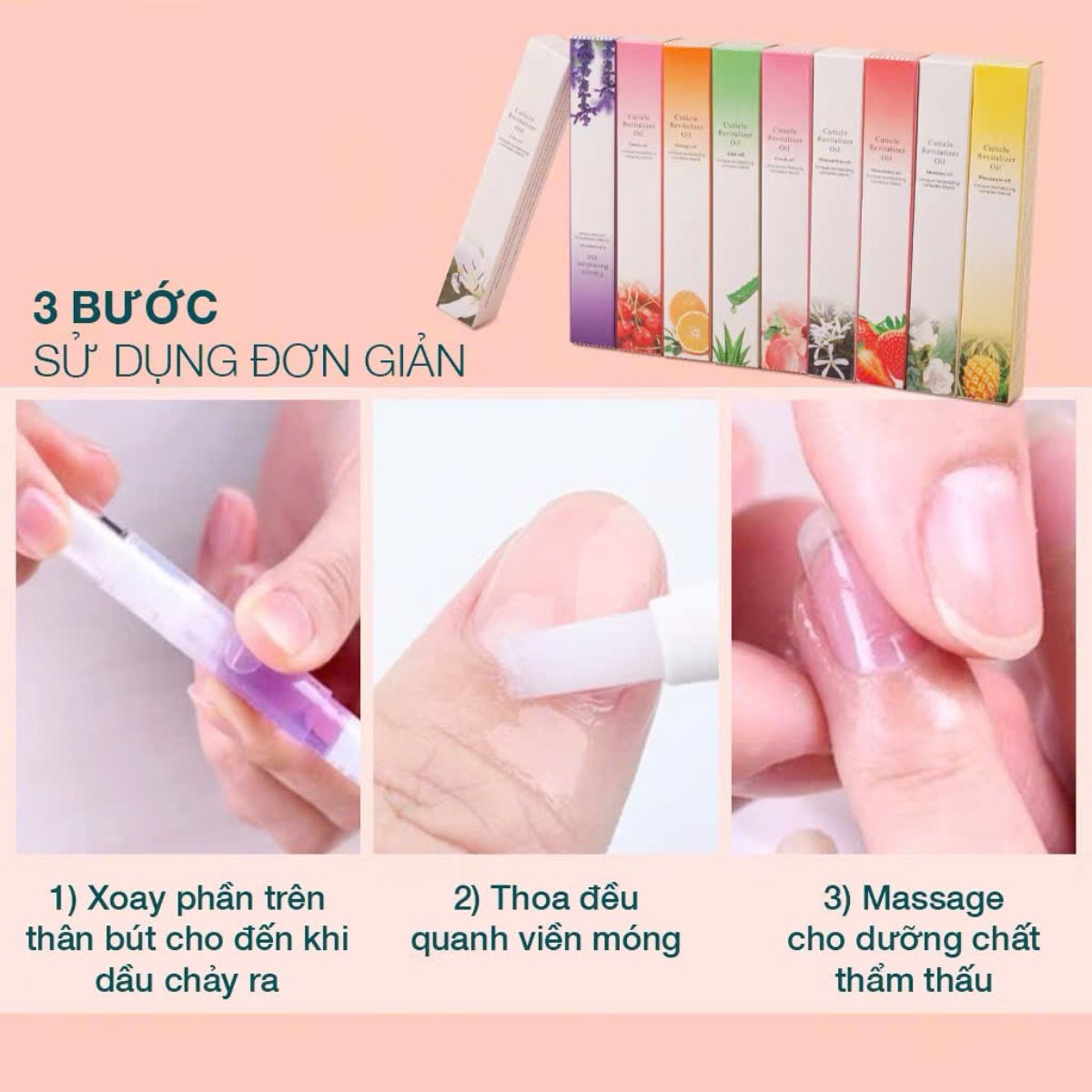 [GIÁ TỐT] Bút Dưỡng Viền Móng Loại Tốt (Giao Màu Ngẫu Nhiên)