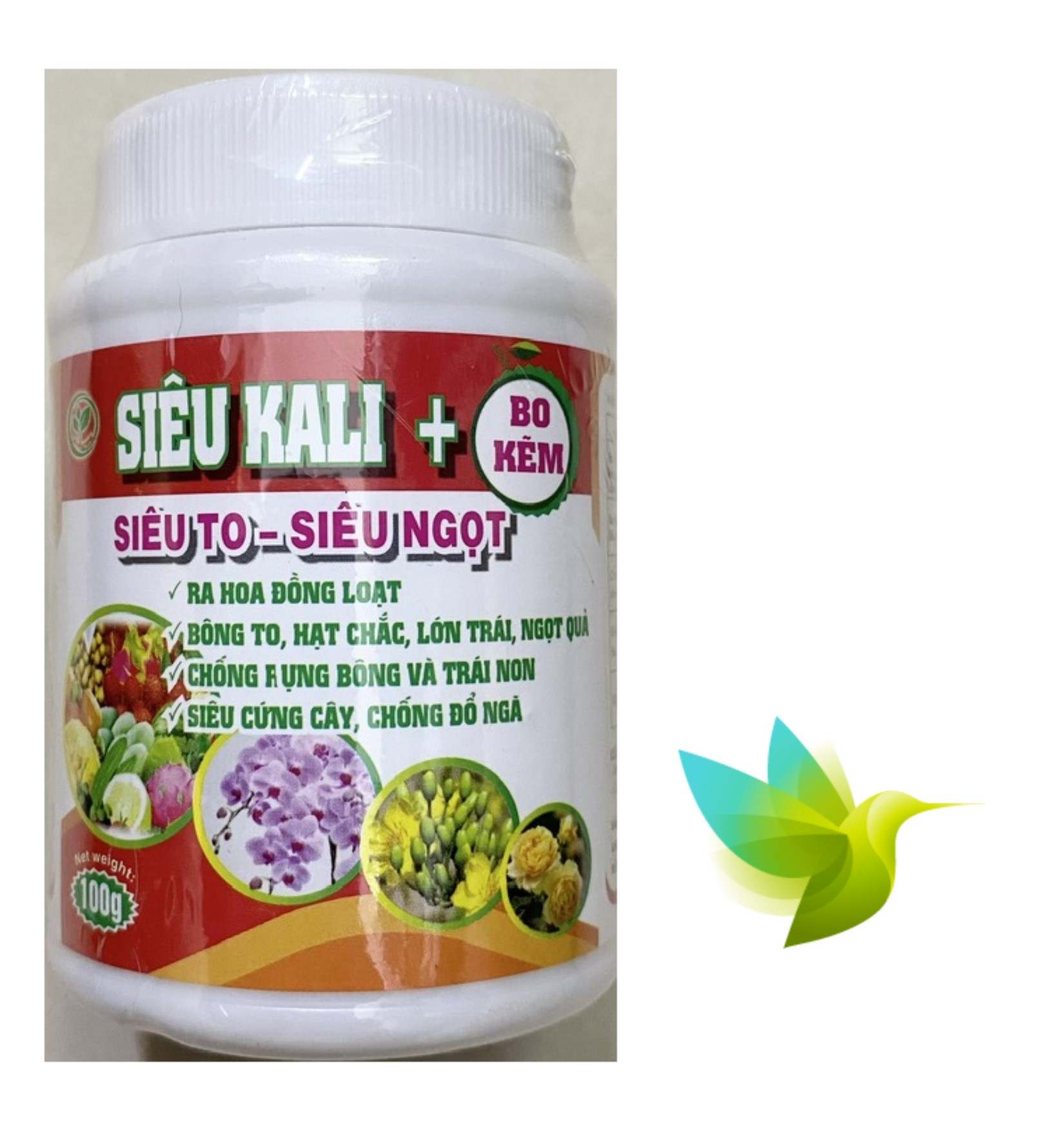Phân bón siêu kali + bo kẽm - siêu to, siêu ngọt - #512a# 100g