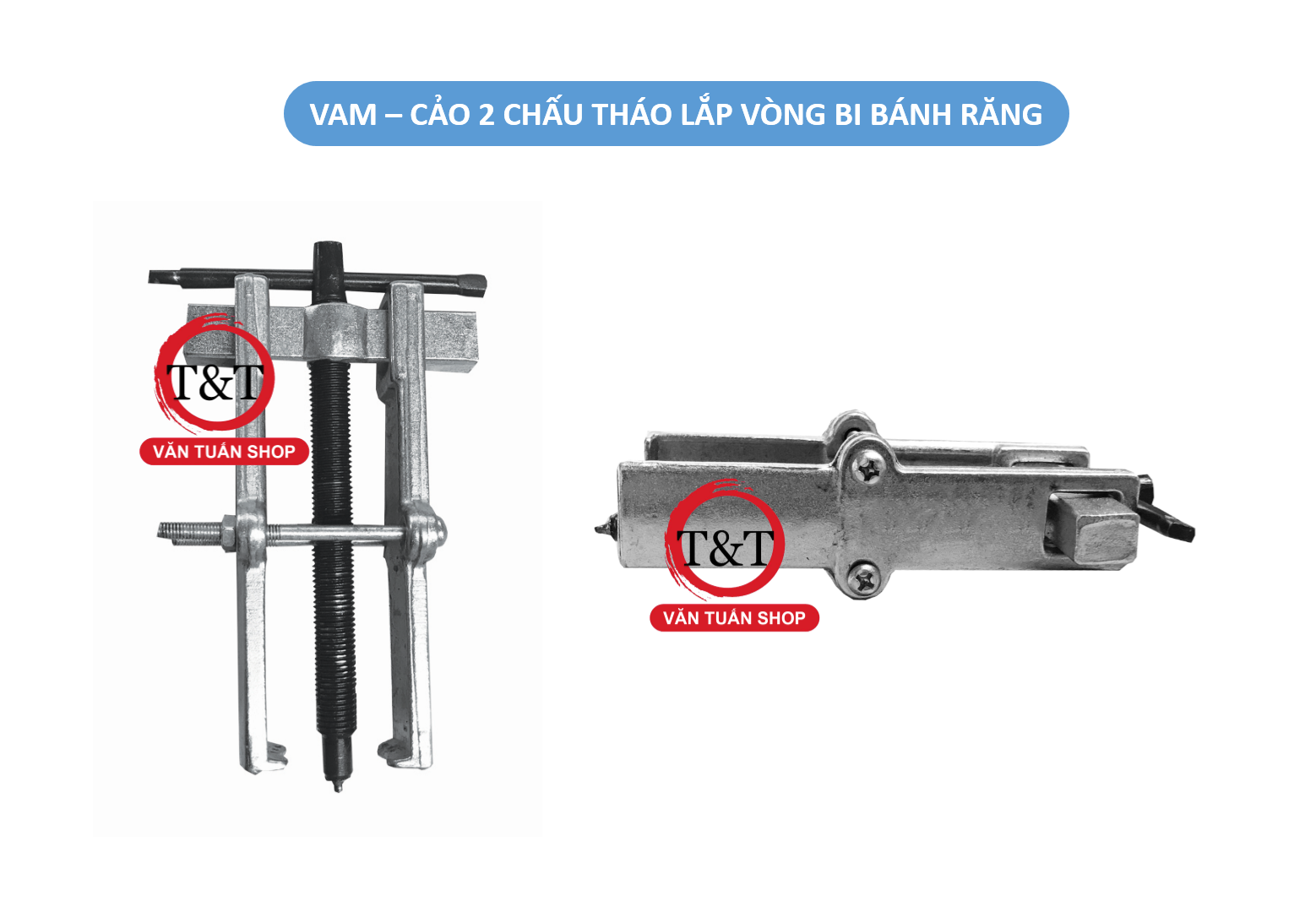 Vam / cảo 2 chấu tháo lắp vòng bi bánh răng thông dụng