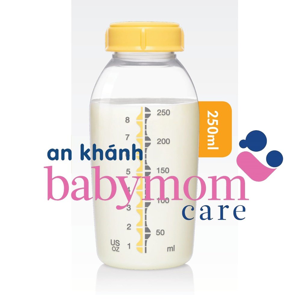 Bình trữ sữa USA  250 ml - in màu
