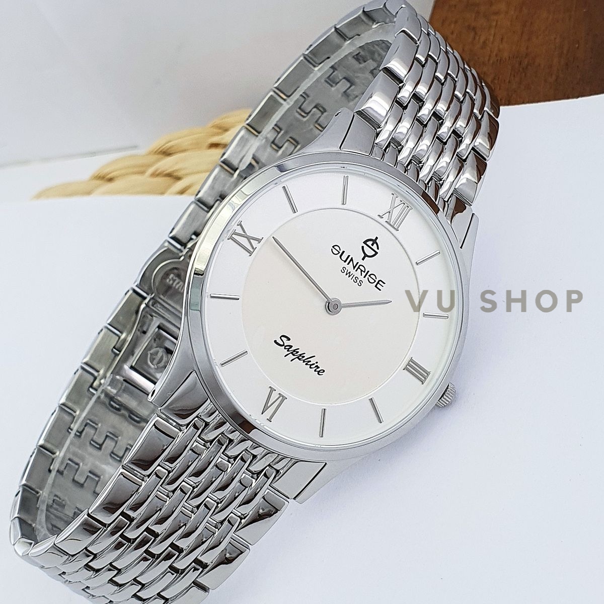 Super Thin Sapphire Glass Sunrise Men's Watch DM736SWC