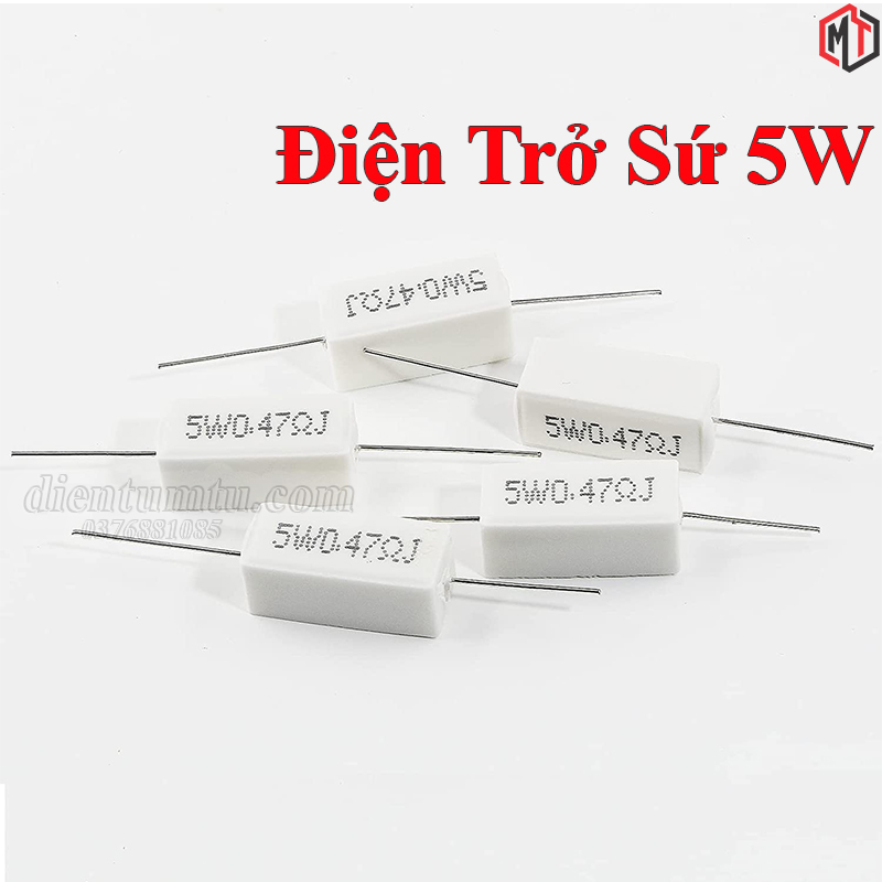 Trở sứ 5w - - 2 cái