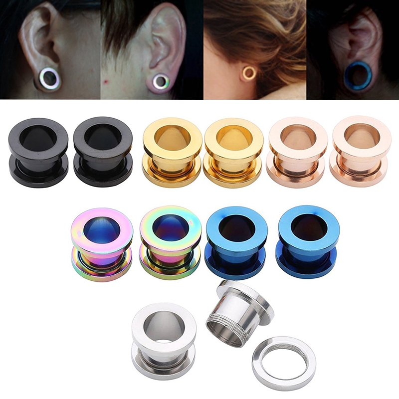 Khuyên nong tai size 22mm màu đen