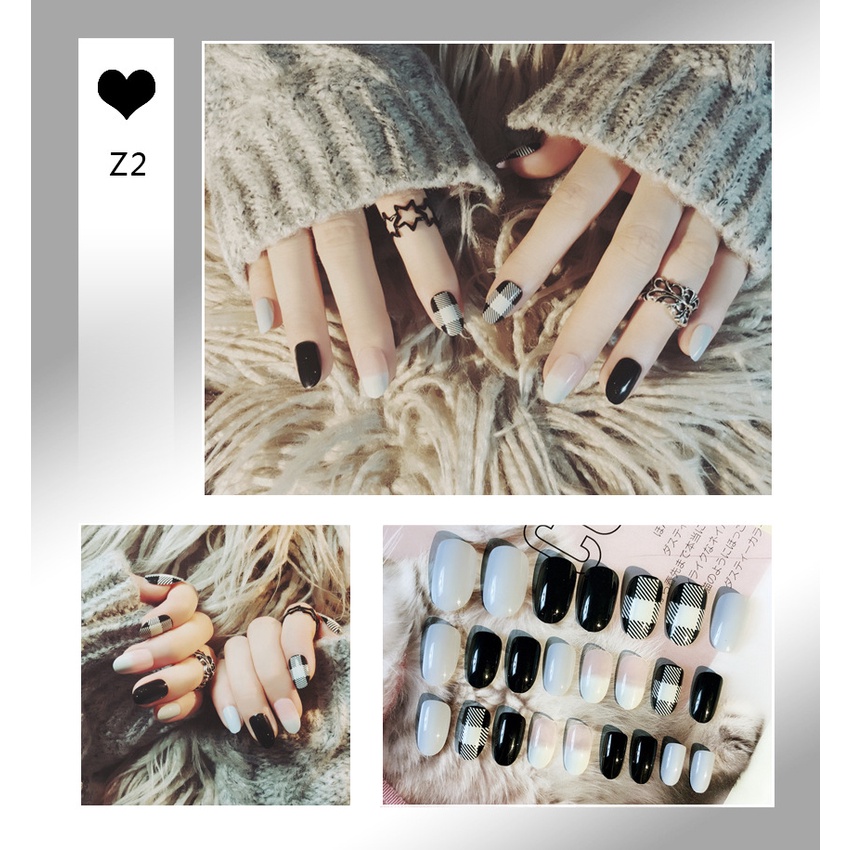 Móng tay giả dài đính đá móng tay giả dài đính đá kèm keo móng tay giả dài đính đá rẻ - Gồm 24 móng tay giả + Tặng 1 chai keo dán móng + Tặng 1 cây dũa móng