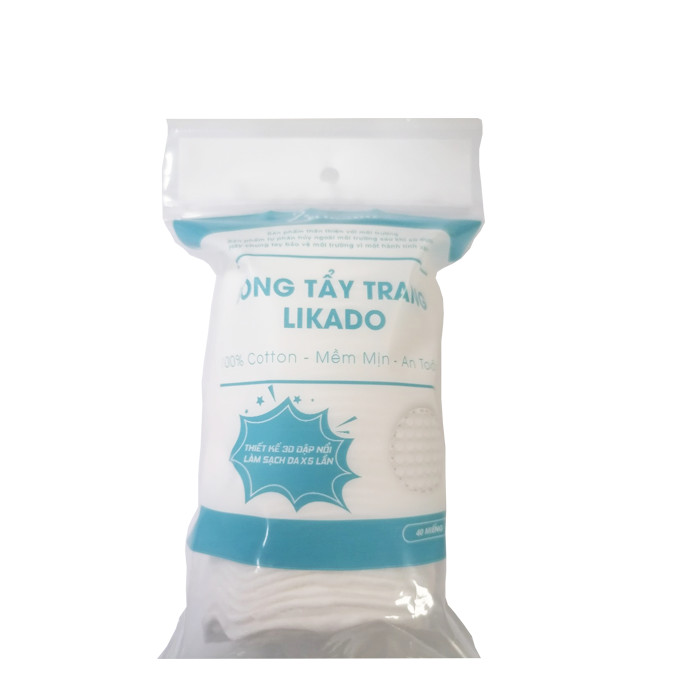 [QUÀ TẶNG KHÔNG BÁN] Bông tẩy trang du lịch tròn 40 miếng