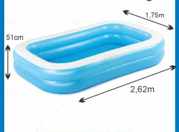 [Tặng 5 tranh cát] Bể bơi phao 2m6 2 tầng - 2m6 3 tầng loại dày dành cho cả gia đình- Bể bơi to hoạ tiết ngẫu nhiên - Bể bơi bơm hơi cao cấp Smart Baby